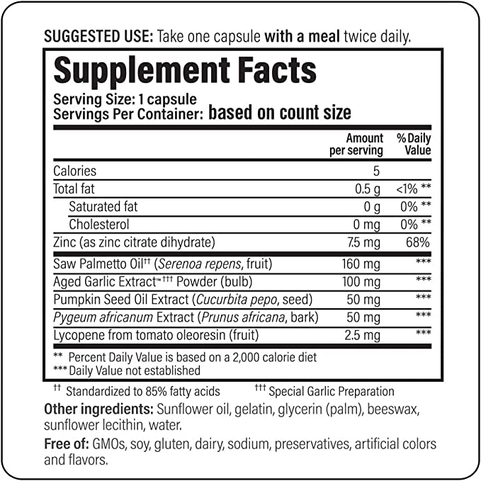 Kyolic Specialty Series, Prosta-Logic, Healthy Prostrate, 60 Capsules - Image 4