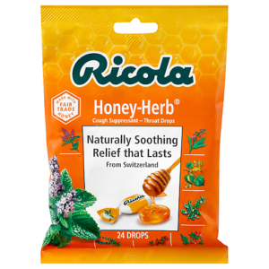 Ricola Natural Herb Cough Drops, Honey-Herb 24 Drops