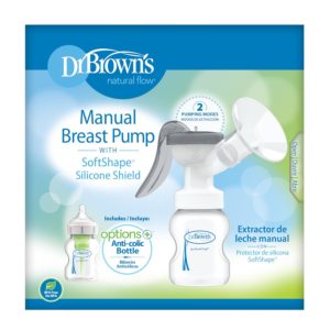 Dr. Brown’s Manual Breast Pump with SoftShape™ Silicone Shield ONLINE ONLY