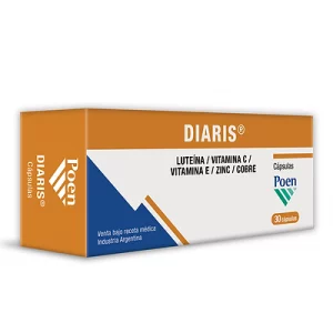 Poen Diaris Capsules, 30ct - Lutein / Vitamin C / Zinc / Copper/ Vitamin E