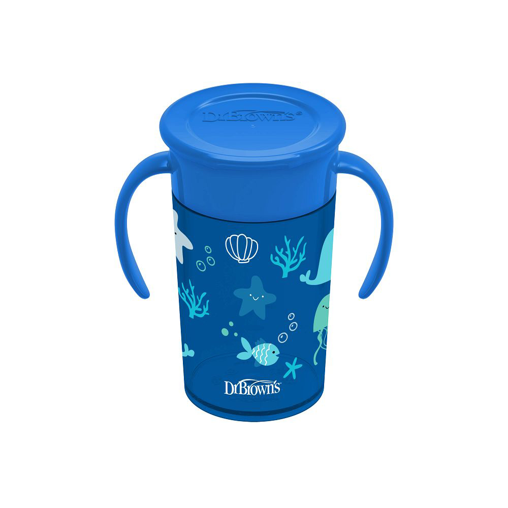 Dr.Brown's Smooth Wall Cheers 360 Cup with Handles 10oz/300ml - styles may vary ONLINE ONLY - Image 3