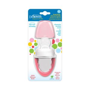 Dr. Brown’s™ Fresh Firsts™ Silicone Feeder- Pink