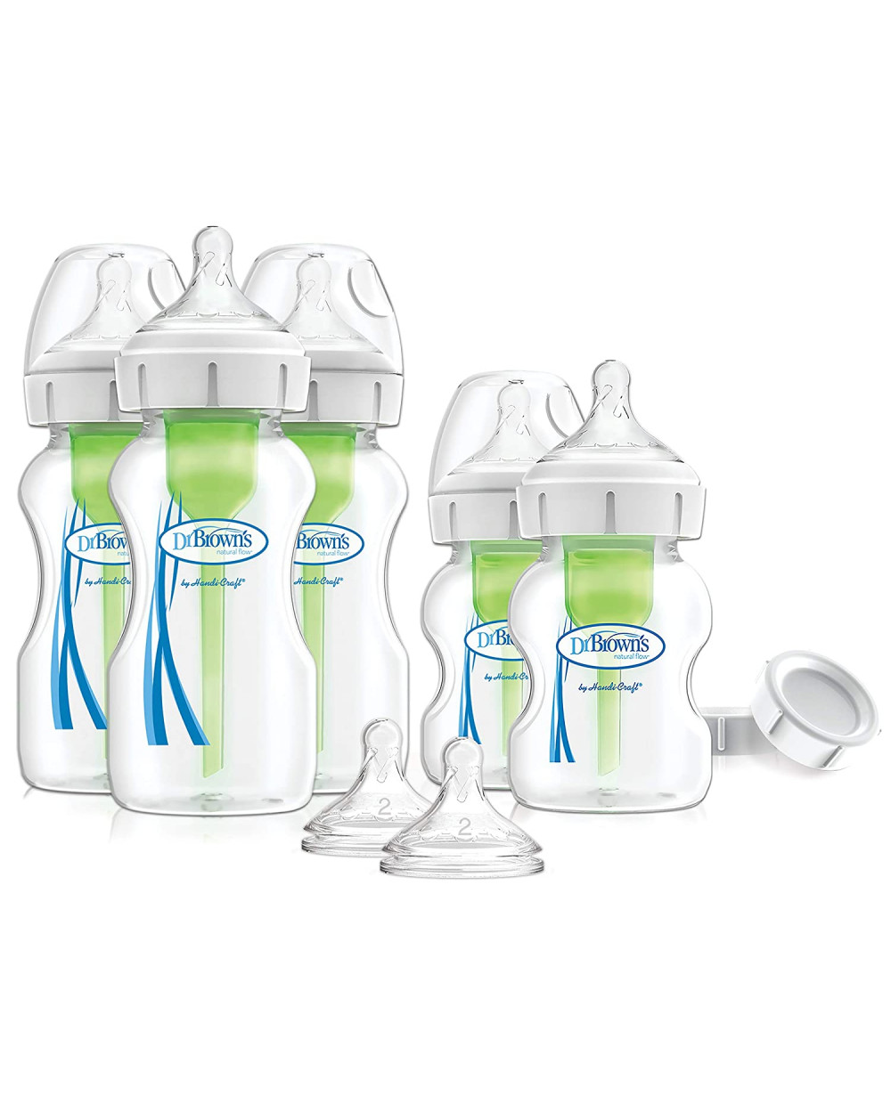 Dr. Brown's Options+ Wide-Neck Newborn Feeding Set, PP (WB09600) - Image 3