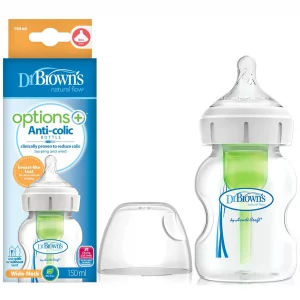 Dr Brown's  5oz/150 Ml Options Wide-Neck Baby Bottle 1 Pack