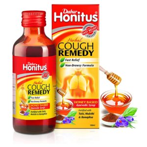 Dabur Honitus Herbal Cough Remedy Ayurvedic Syrup