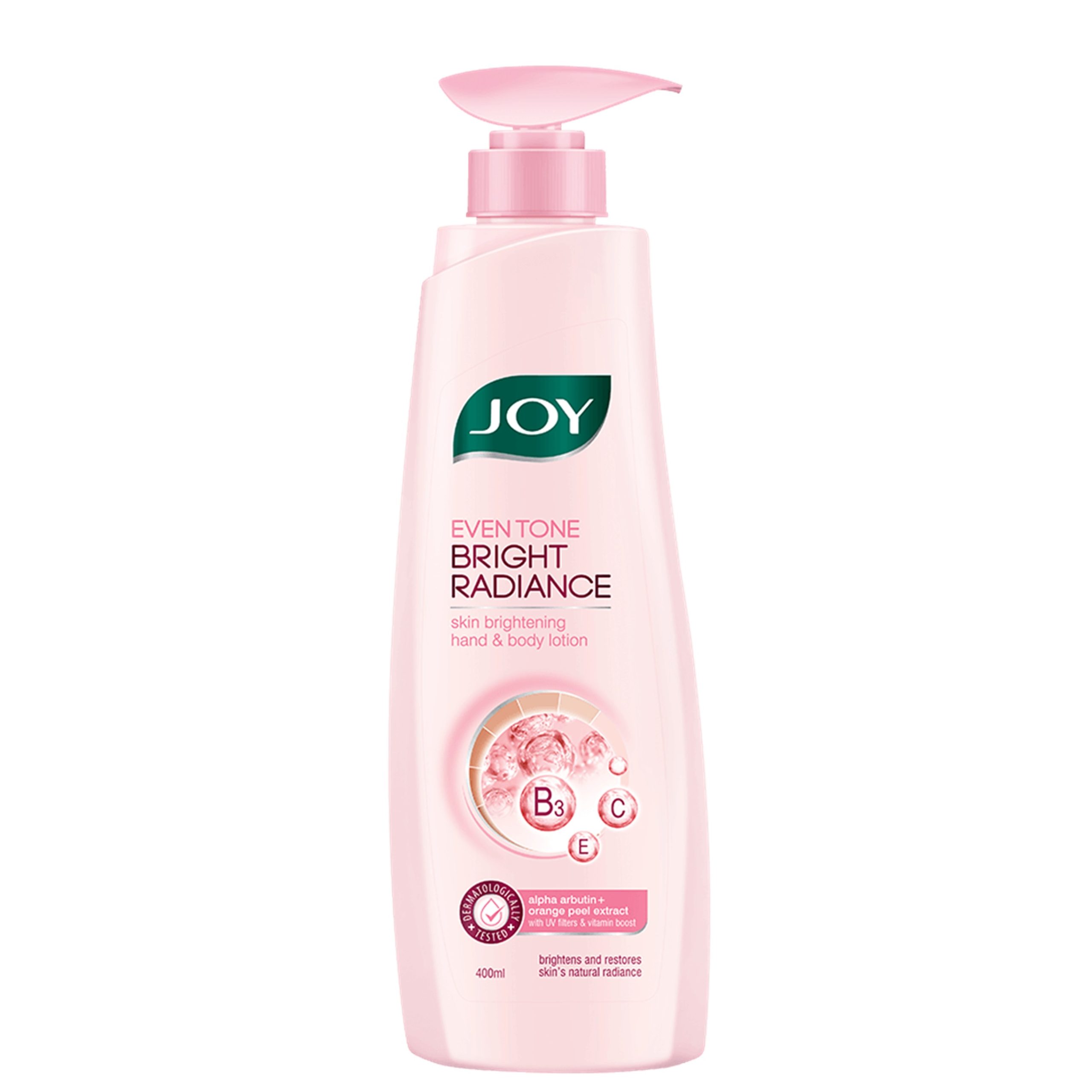 Joy Even Tone Bright Radiance Skin Brightening Hand & Body Lotion 400ml