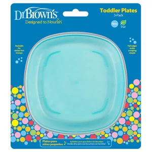 Dr. Brown’s™  Designed to Nourish™ Toddler Plate, 3pk ONLINE ONLY
