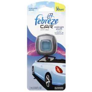 Febreze Car Vent Clip Air Freshener Midnight Storm