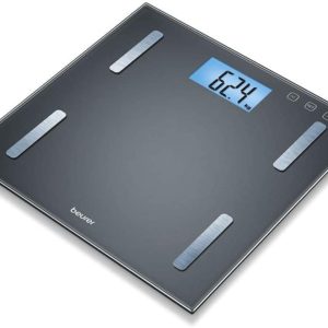 Alternative view of Beurer BF180 Diagnostic Bathroom Scale, Classic Body Analysis Scale, with full-body analysis including BMI calculation