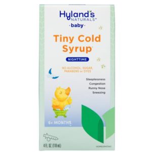 Hyland's Naturals Baby Nighttime Cold Syrup, Natural Relief of Runny Nose, Congestion, and Sleeplessness, 4 Ounces