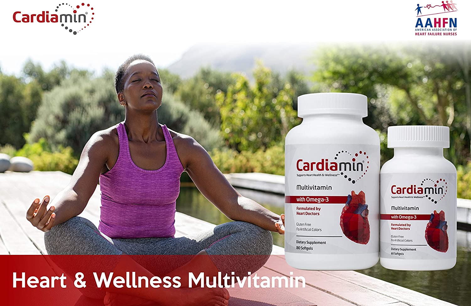 Cardiamin Heart Health and General Wellness Multivitamins + Omega 3, 60 Softgels - Image 5