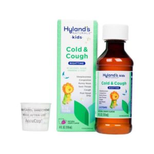 Hyland's Naturals Kids Cold & Cough Nighttime Syrup - Grape - 4 fl oz