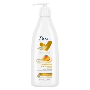 Dove Beauty Body Love Mango Cream Oil Glowing Care Body Lotion - 13.5 fl oz