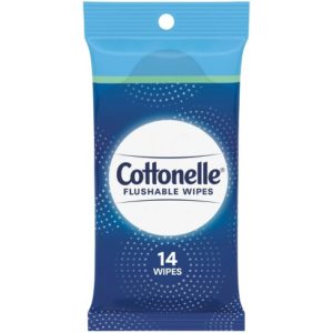 Cottonelle Flushable Wet Wipes, 14ct