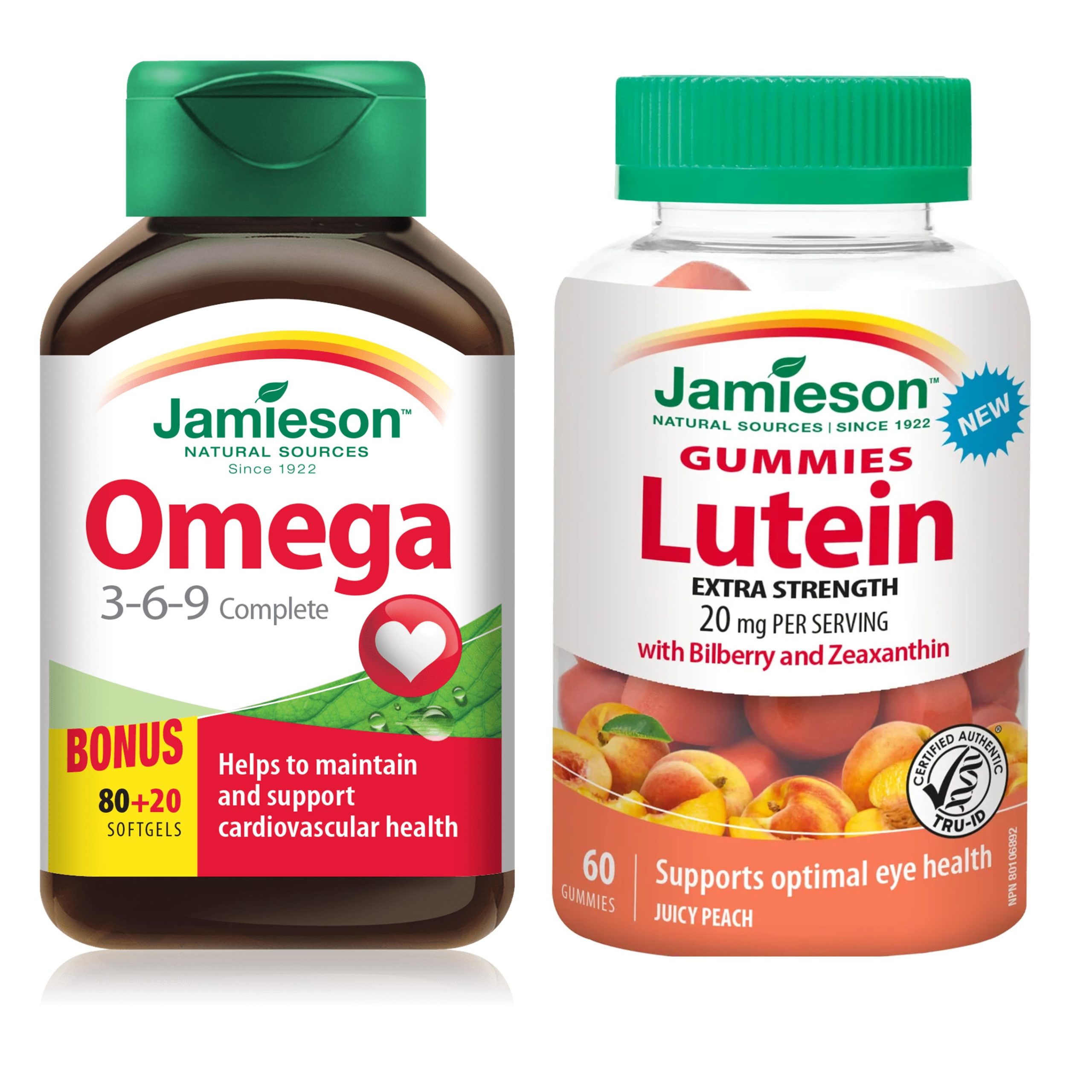 JAMIESON 3-6-9 + LUTEIN GUMMIES BANDED OFFER
