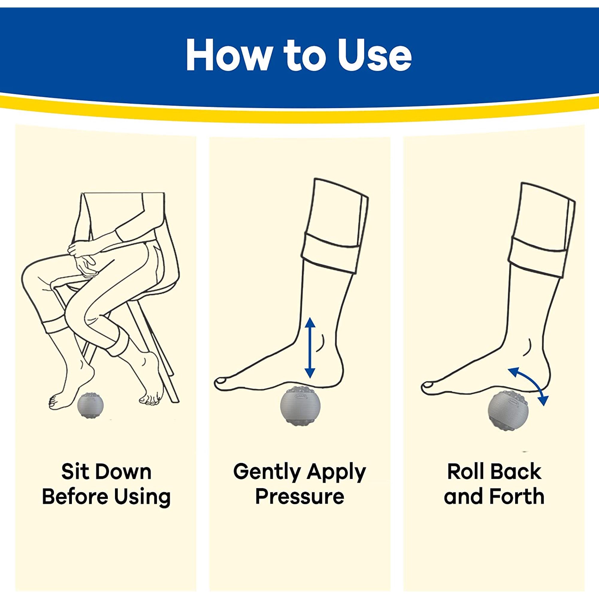 Dr. Scholl's PLANTAR FASCIITIS Massage Ball, Hot & Cold Therapy - Image 4