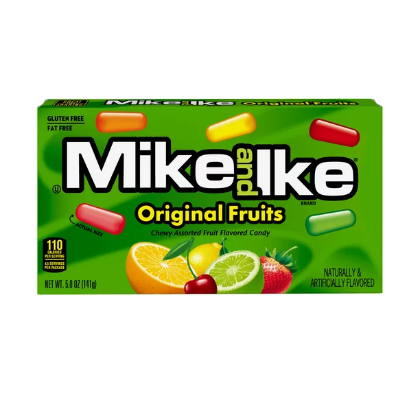 Mike and Ike Original Fruits Chewy Candy, 5 ounce Theater Box, ONLINE ONLY*