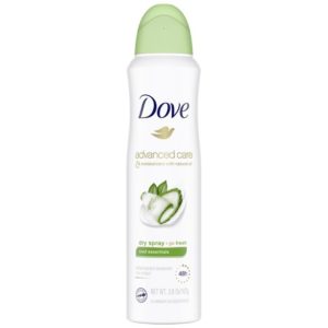 Dove Dry Spray Antiperspirant Deodorant Cool Essentials 3.8oz