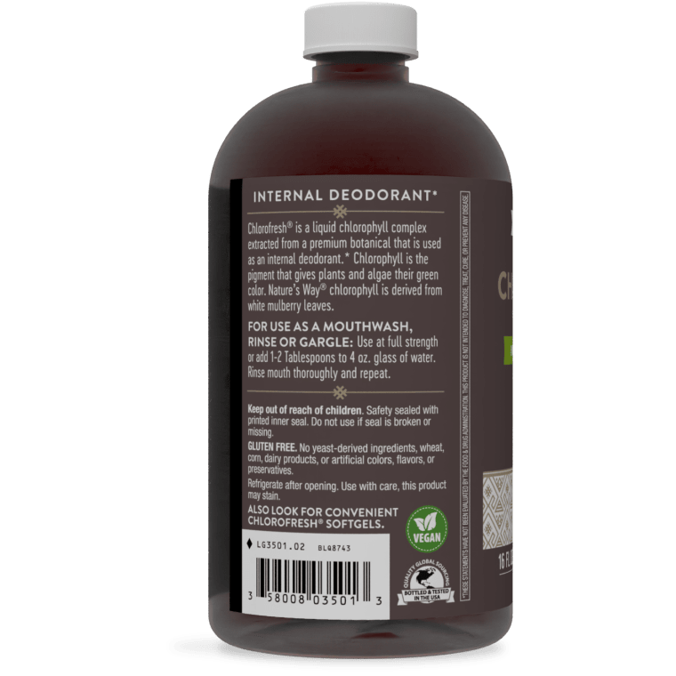 Nature's Way Chlorofresh Liquid Chlorophyll 16oz (Packaging May Vary) - Image 3