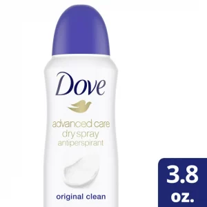 Dove Advanced Care Dry Spray Antiperspirant Deodorant Original Clean, 3.8 oz