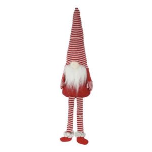 Shelf Sitting Gnome Dangly Legs 52cm - (Colours May Vary)