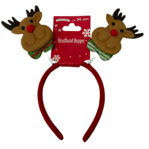 Christmas Headband Boppers - Reindeer