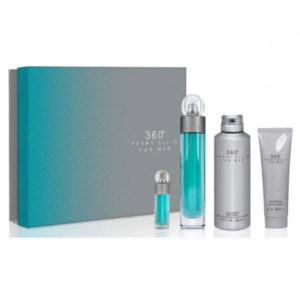 Perry Ellis 360 For Men Eau de Toilette 4PCS Gift Set