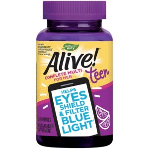 Nature's Way, Alive! Teen, Complete Multi for Her, 50 Gummies