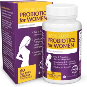Intimate Rose Vaginal Probiotics for Women pH Balance - with Prebiotics, D-mannose, Cranberry for Digestive & Vaginal Health