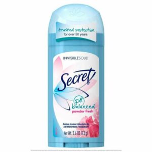Secret Invisible Solid Antiperspirant Deodorant Powder Fresh, 2.6oz