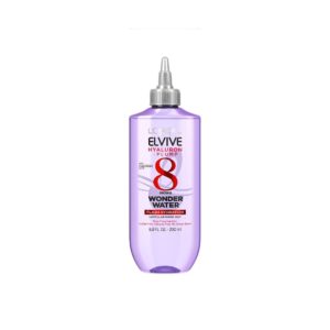L’Oréal Paris Elvive Hyaluron Plump Flash Hydration Wonder Water Hair Rinse, 8 Second Hydrating Hair Care Treatment for Soft, Shiny Hair, 6.8 Fl Oz