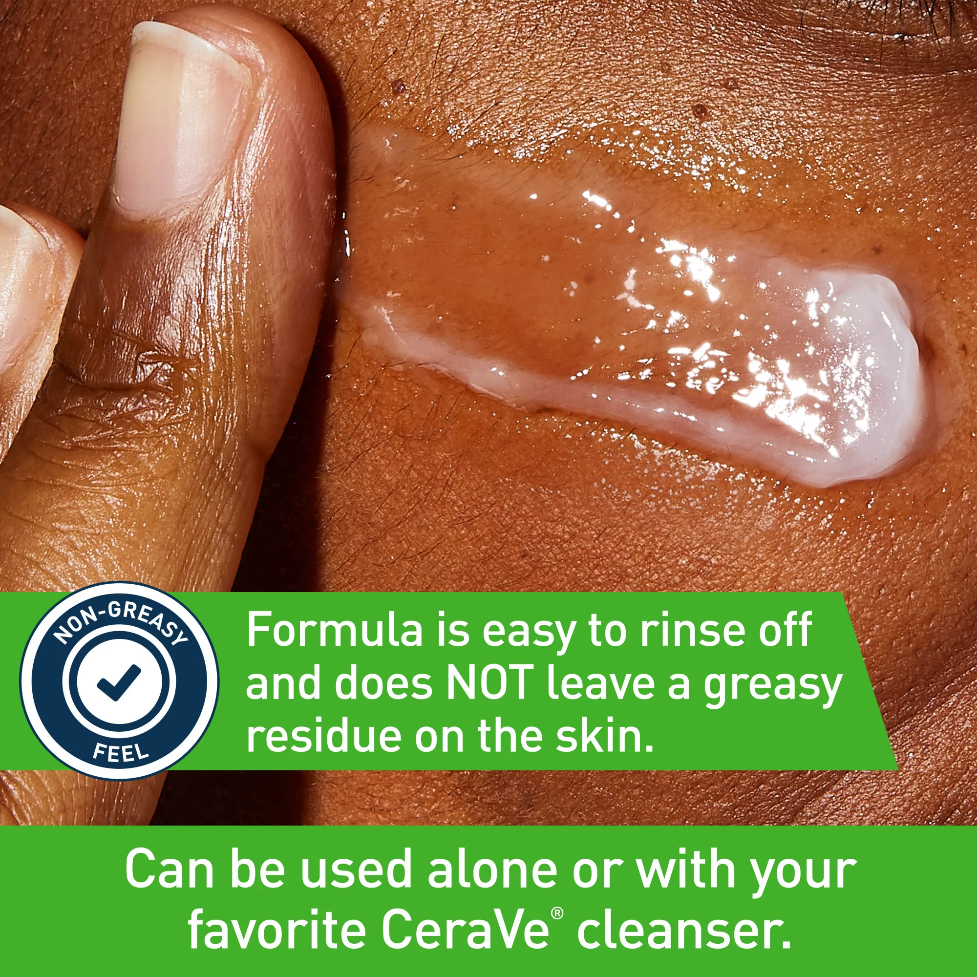 Cerave Hydrating Cleansing Balm, Face Makeup Remover with Ceramides and Plant-based Jojoba Oil, 1.3 oz - Image 5