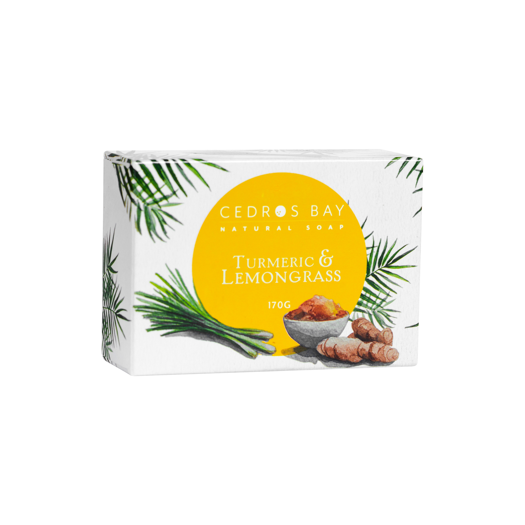 Cedros Bay Turmeric & Lemongrass Soap Bar.