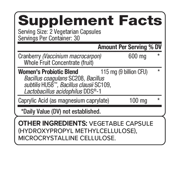 PROBIOGEN Women's Vitality Spore Probiotic 60ct Veg Capsules - Image 4