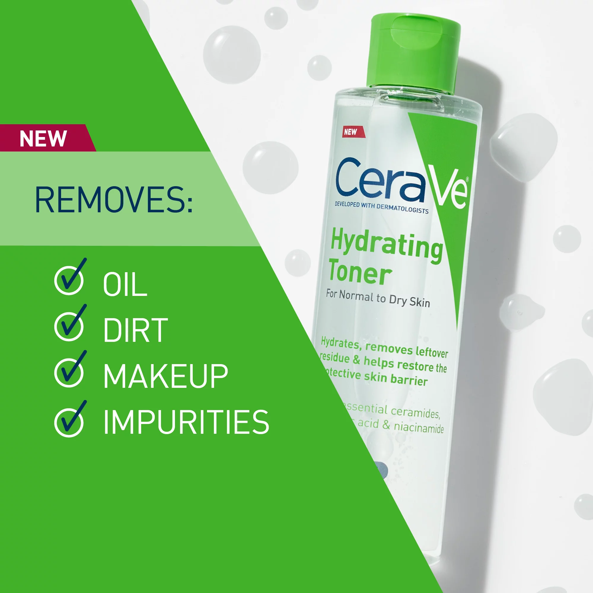 CeraVe Hydrating Facial Toner, Alcohol-Free & Fragrance-Free Face Toner, 6.8 fl oz - Image 7