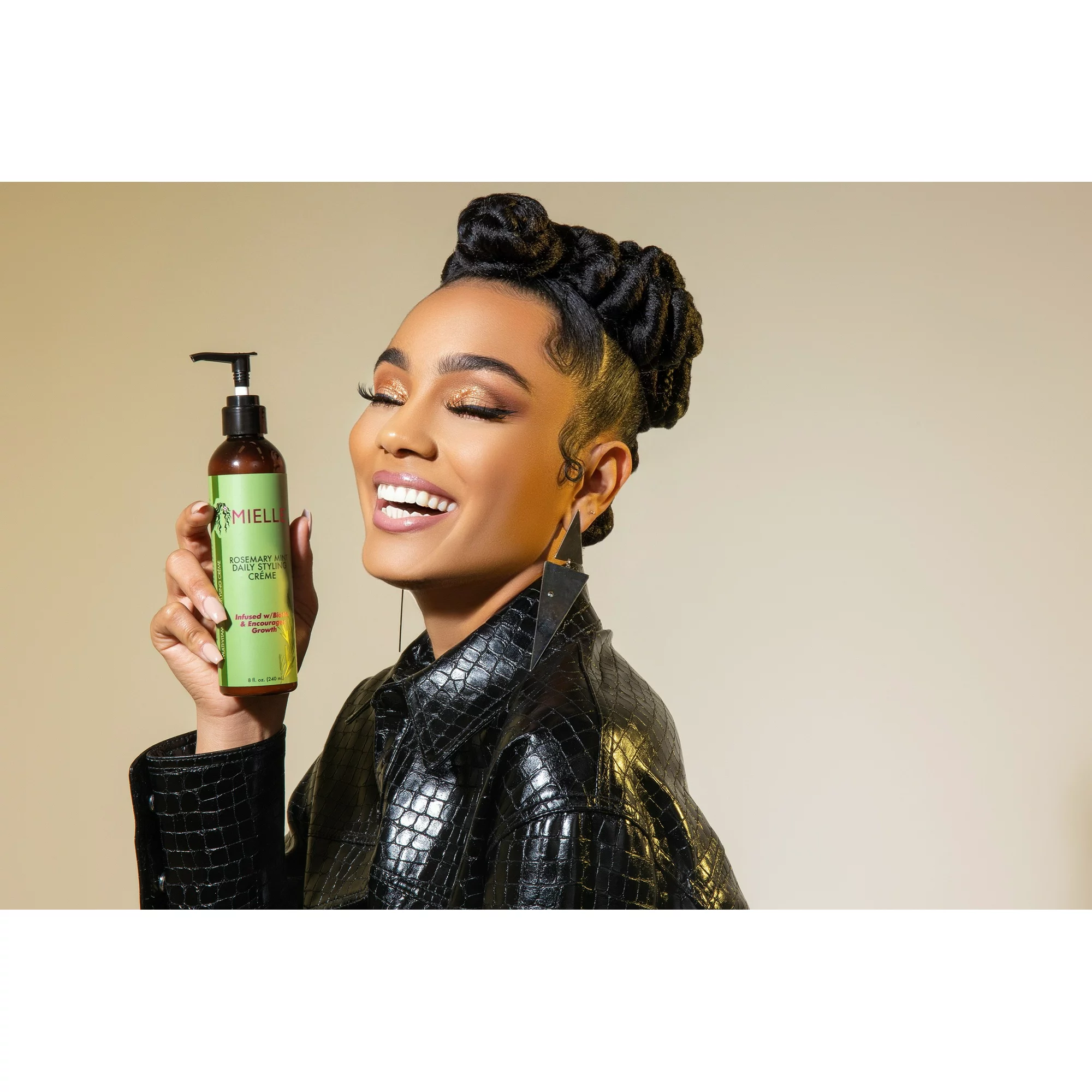 MIELLE Mielle rosemary mint multi-vitamin daily styling creme, 8 Ounce - Image 4