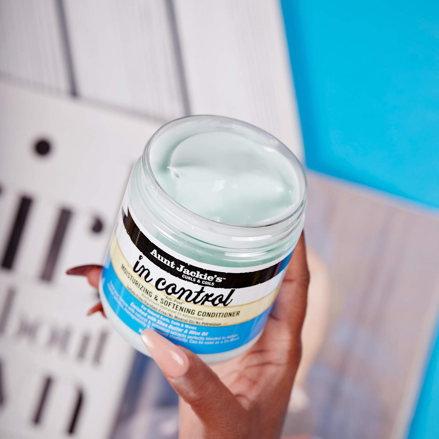 Aunt Jackie's in control 15oz - "Anti-Poof" Moisturizing & Softening Conditioner - Image 5