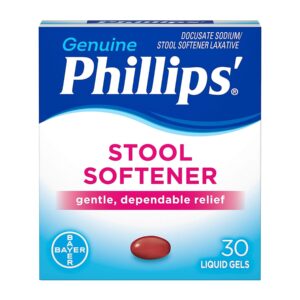 Phillips' Stool Softener Liquid Gels 30 Liquid Gels