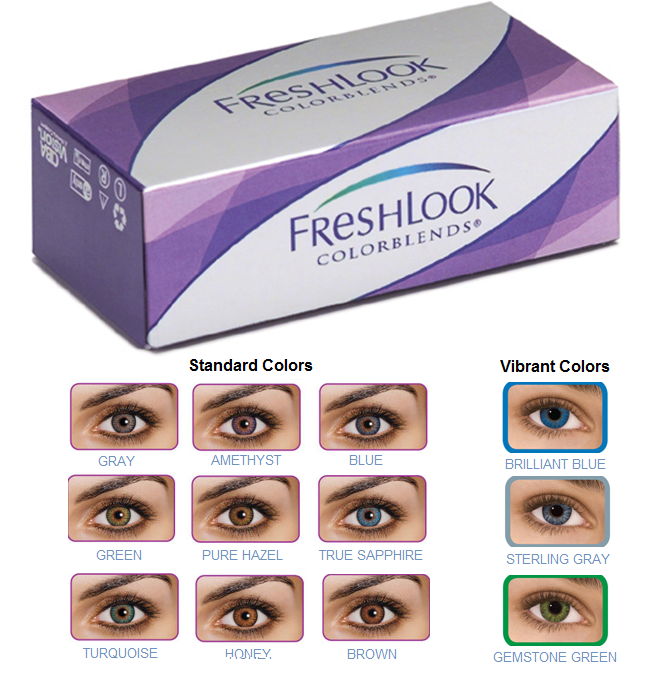 Freshlook Colorblends Honey - 2 lenses - Image 4