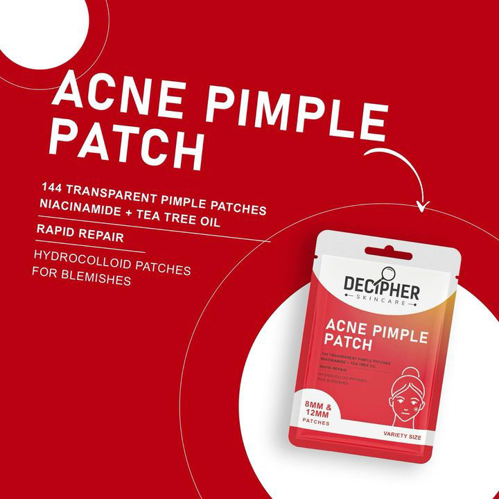 Decipher Skincare Acne Pimple Patch 12mm Patches 144ct - Image 3