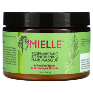 Mielle, Strengthening Hair Masque, Rosemary Mint, 12 oz