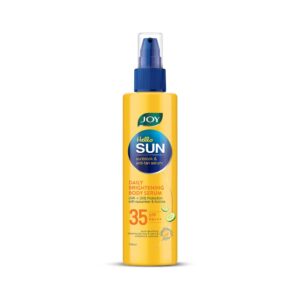 Joy Hello Sun Sunblock & Anti Tan Daily Brightening Body Serum Sunscreen SPF-35 PA+++(150ml)
