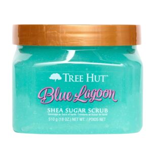 Tree Hut Blue Lagoon Shea Sugar Scrub, 18 Ounce