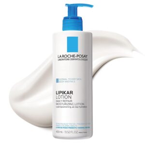 La Roche Posay Lipikar Daily Repair Moisturizing Lotion, Normal To Dry Skin, Body & Face, 400ml