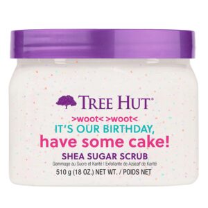 Tree Hut Exfoliating Shea Sugar Scrub Birthday Cake, 18 oz