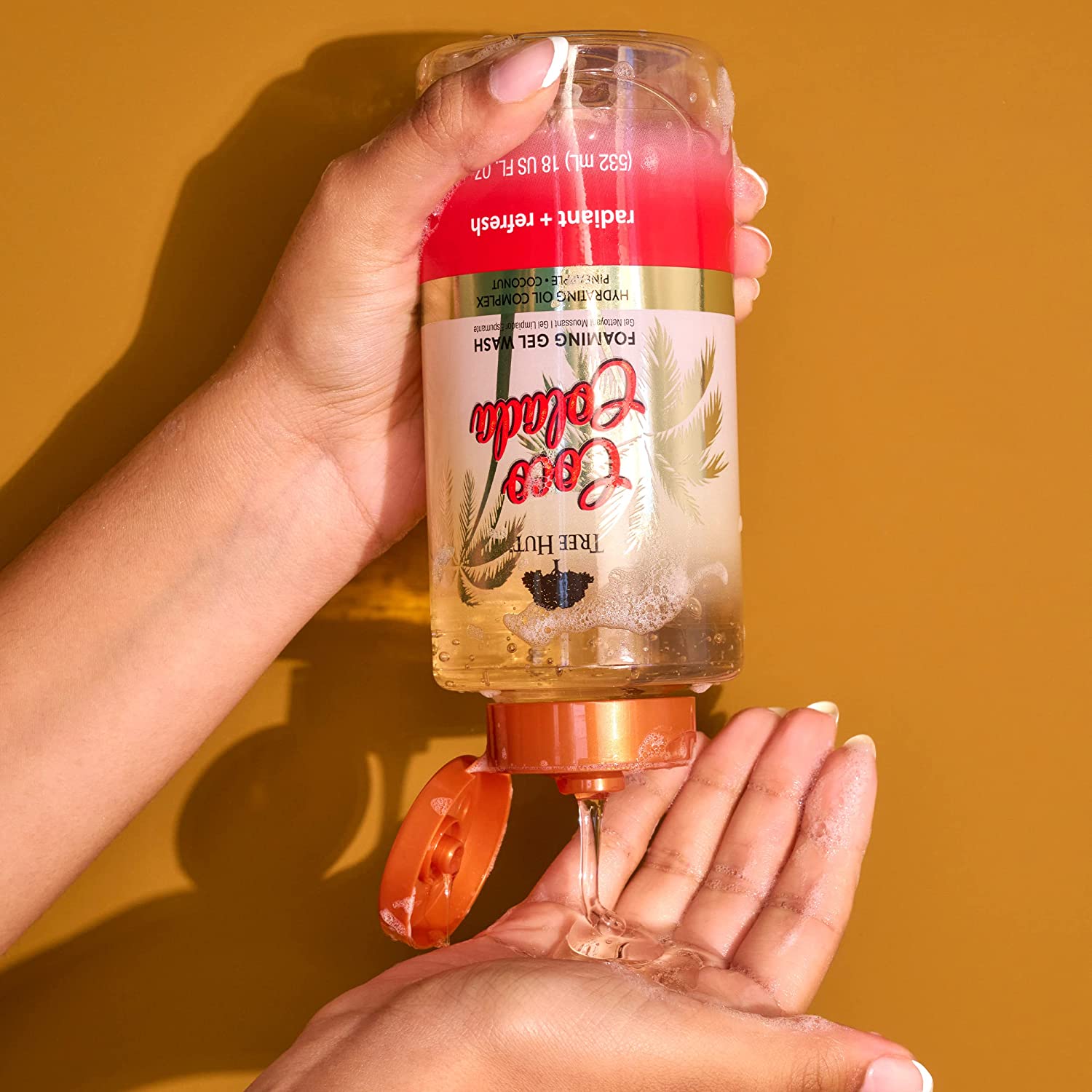 Tree Hut Coco Colada Radiant & Refresh Foaming Gel Wash, 18 oz. - Image 5