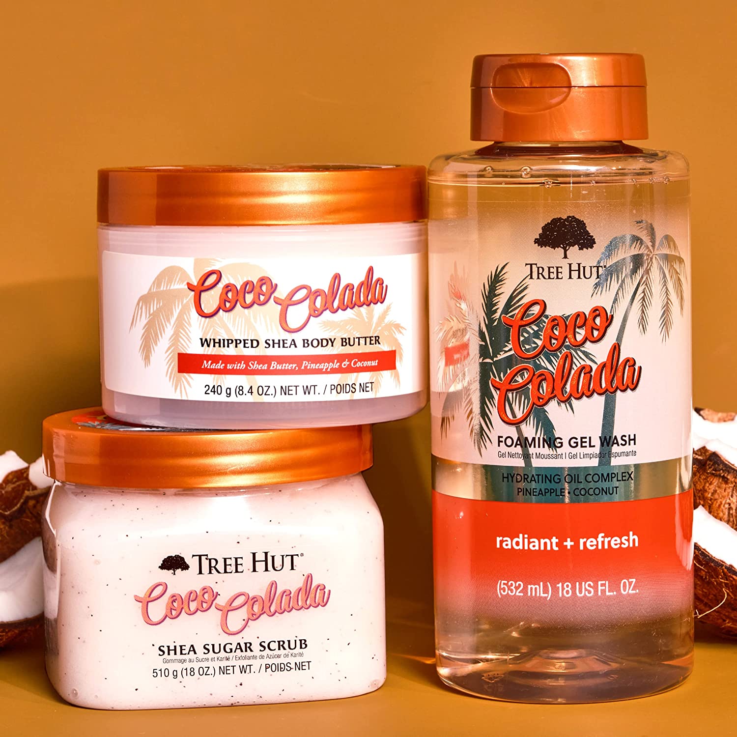 Tree Hut Coco Colada Radiant & Refresh Foaming Gel Wash, 18 oz. - Image 7