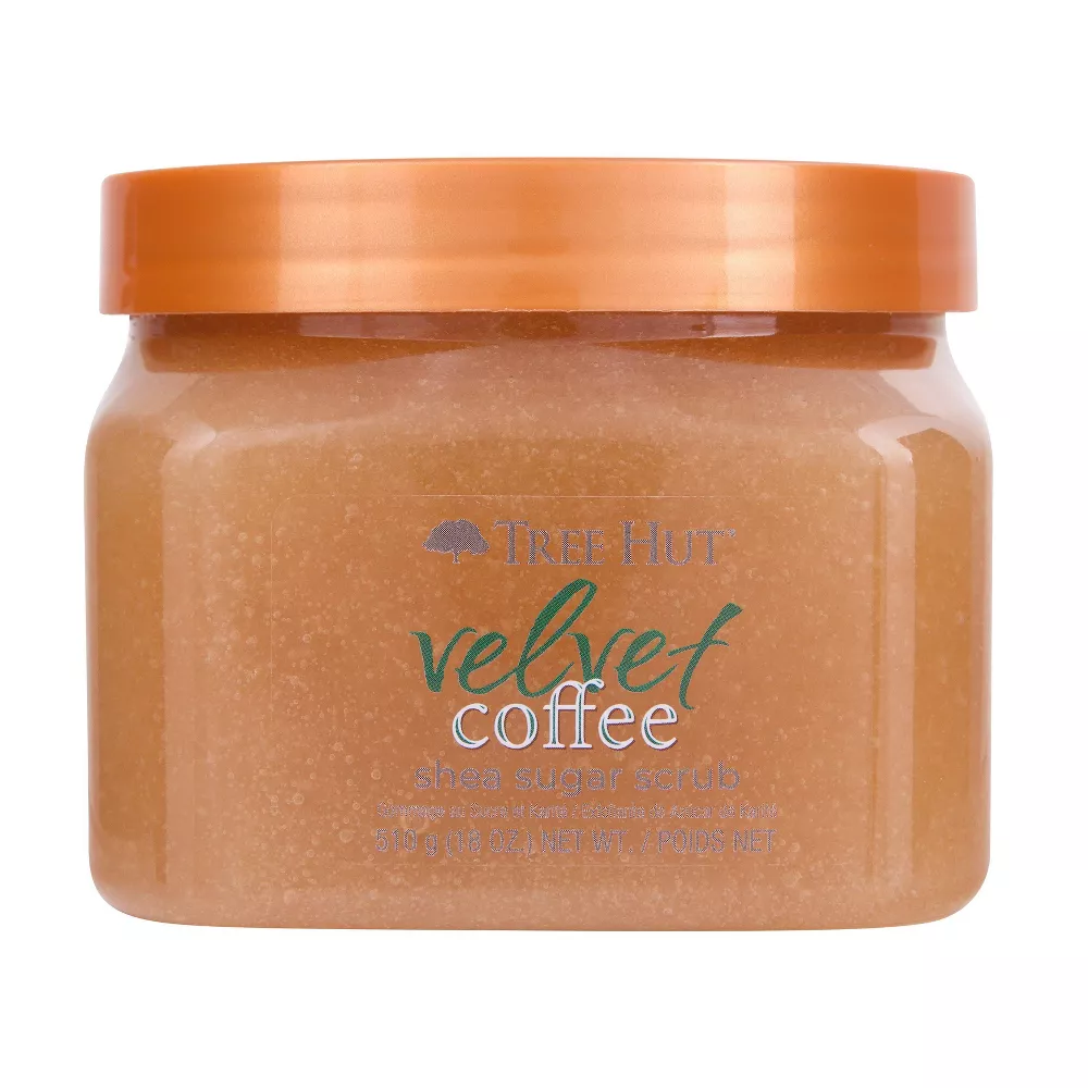Tree Hut Velvet Coffee Shea Sugar Body Scrub - 18oz