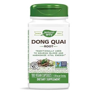 Nature's Way Dong Quai 1130 mg per Serving, 100 Capsules