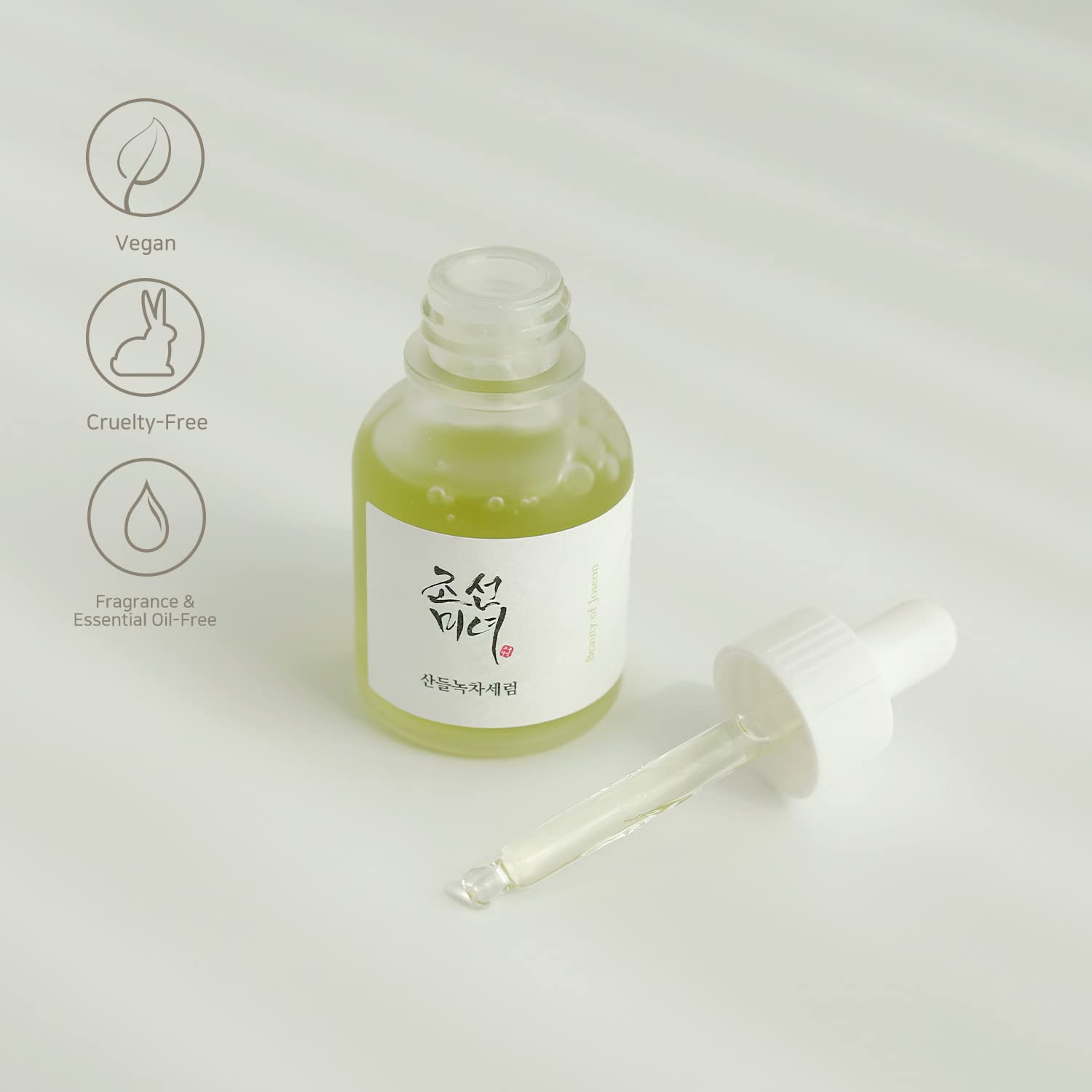Beauty of Joseon Serum Line Calming Serum Green tea+Panthenol 30ml - Image 5